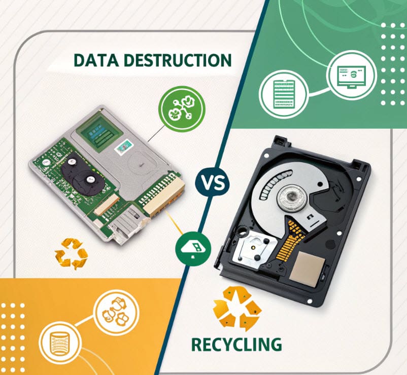 Data destruction Vs. Recycling